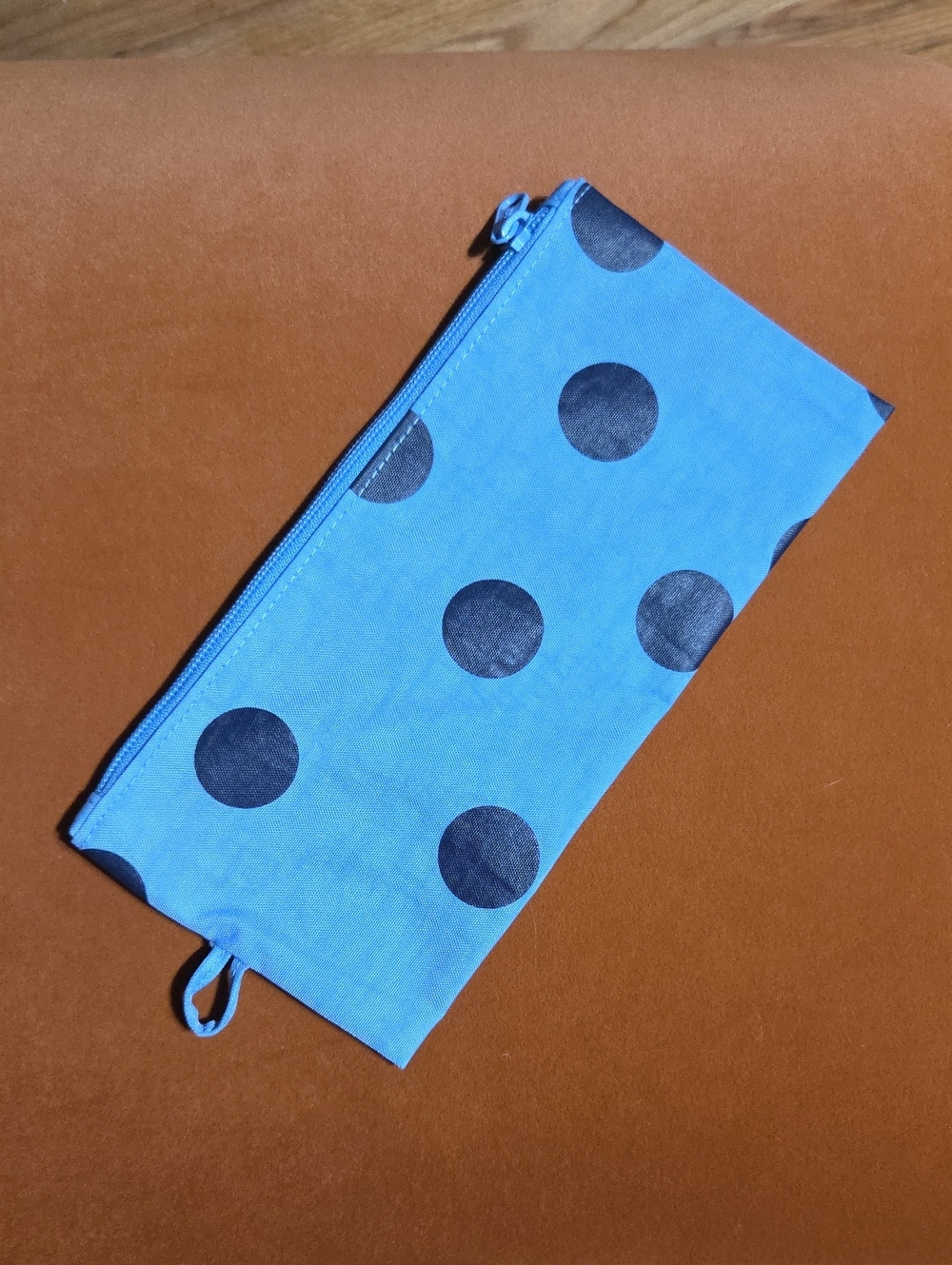 BAGGU Polka Dot Mix Medium Flat Pouch - Blue